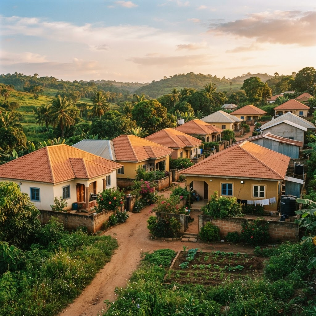 A development of new homes under construction